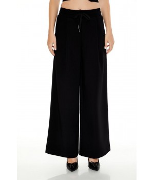 Drawstring Wide-Leg Pants