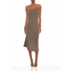Strapless Midi Slip Dress Strapless Midi Slip Dress