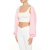 Balloon-Sleeve Shrug Sweater Balloon-Sleeve Shrug Sweater