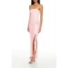 Rosette Ruffle Maxi Tube Dress Rosette Ruffle Maxi Tube Dress