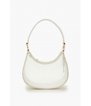 Transparent Crescent Shoulder Bag