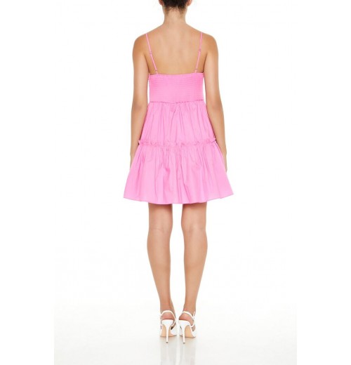 Pleated Flounce Cami Mini Dress Pleated Flounce Cami Mini Dress