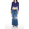 Cutout Low-Rise Baggy Jeans Cutout Low-Rise Baggy Jeans