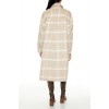 Plaid Drop-Sleeve Trench Coat Plaid Drop-Sleeve Trench Coat