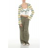 Striped Crochet Shrug Sweater Striped Crochet Shrug Sweater
