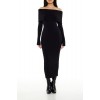 Off-the-Shoulder Midi Sweater Dress Off-the-Shoulder Midi Sweater Dress