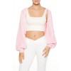 Balloon-Sleeve Shrug Sweater Balloon-Sleeve Shrug Sweater