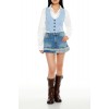 Denim Cropped Vest Denim Cropped Vest