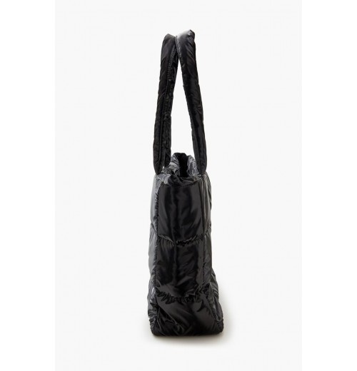 Quilted Faux Leather Tote Bag Quilted Faux Leather Tote Bag