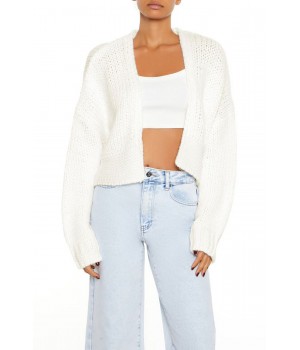 Open-Front Cardigan Sweater