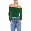 Ribbed Off-the-Shoulder Sweater Ribbed Off-the-Shoulder Sweater