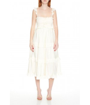 Tiered Ruffle Midi Dress