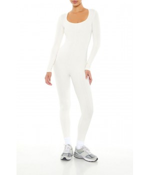 Scoop Ribbed Knit Jumpsuit