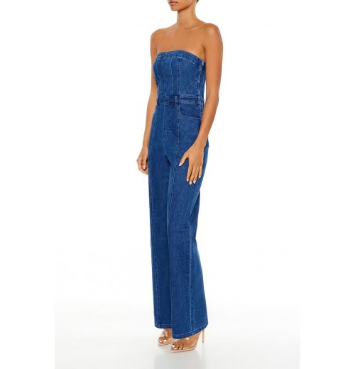 Denim Tube Jumpsuit Denim Tube Jumpsuit