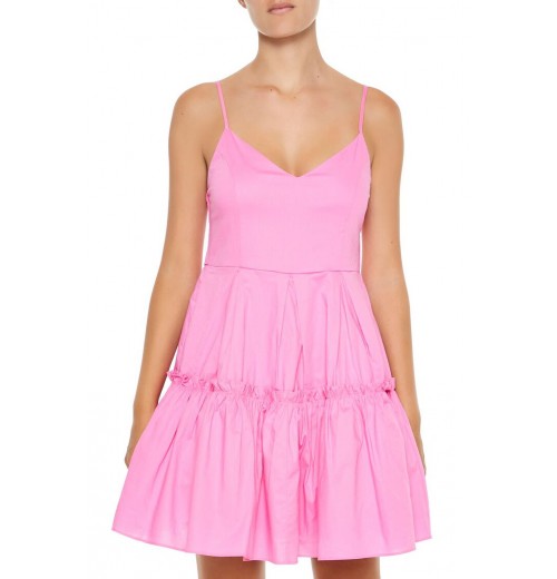 Pleated Flounce Cami Mini Dress Pleated Flounce Cami Mini Dress