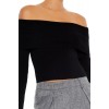 Ribbed Off-the-Shoulder Sweater Ribbed Off-the-Shoulder Sweater
