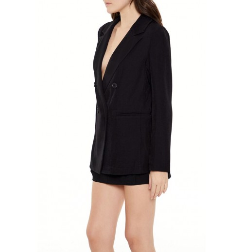 Plunging Double-Breasted Blazer Plunging Double-Breasted Blazer