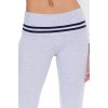 Striped Foldover Flare Leggings Striped Foldover Flare Leggings