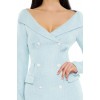 Tweed Double-Breasted Mini Dress Tweed Double-Breasted Mini Dress