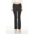 Sweater-Knit Foldover Flare Pants