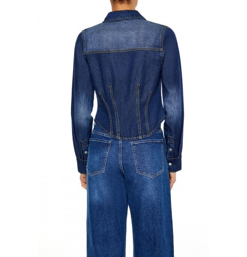 Stretch-Denim Long-Sleeve Shirt Stretch-Denim Long-Sleeve Shirt