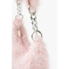 Faux Fur Crescent Shoulder Bag Faux Fur Crescent Shoulder Bag