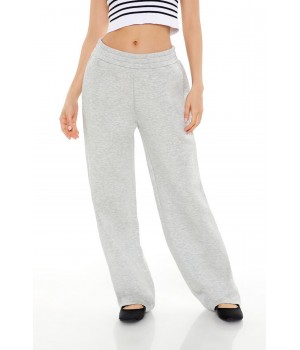 High-Rise Wide-Leg Sweatpants