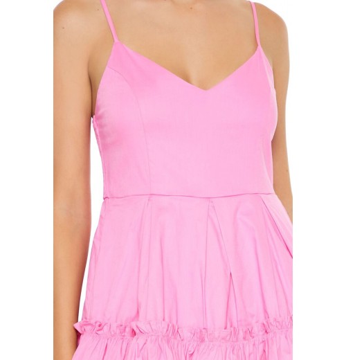 Pleated Flounce Cami Mini Dress Pleated Flounce Cami Mini Dress