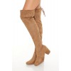 Faux Suede Over-the-Knee Boots Faux Suede Over-the-Knee Boots