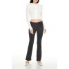 Sweater-Knit Foldover Flare Pants Sweater-Knit Foldover Flare Pants