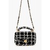 Tweed Grid Crossbody Bag Tweed Grid Crossbody Bag