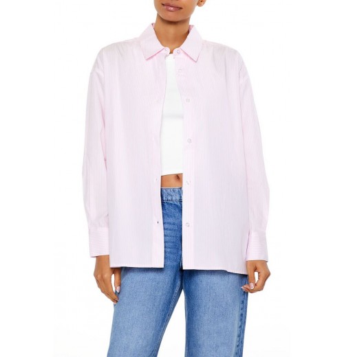 Pinstriped Poplin Shirt Pinstriped Poplin Shirt