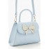 Faux Leather Bow Crossbody Bag