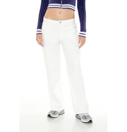 Twill Mid-Rise Pants Twill Mid-Rise Pants