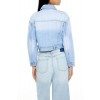 Denim Cropped Trucker Jacket Denim Cropped Trucker Jacket