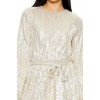 Sequin Long-Sleeve Mini Dress Sequin Long-Sleeve Mini Dress