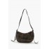 Buckled Mineral Wash Baguette Bag