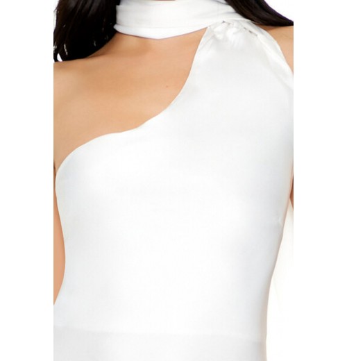 Wraparound Halter Mini Slip Dress Wraparound Halter Mini Slip Dress