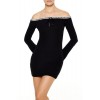 Ribbon-Trim Bodycon Mini Dress Ribbon-Trim Bodycon Mini Dress