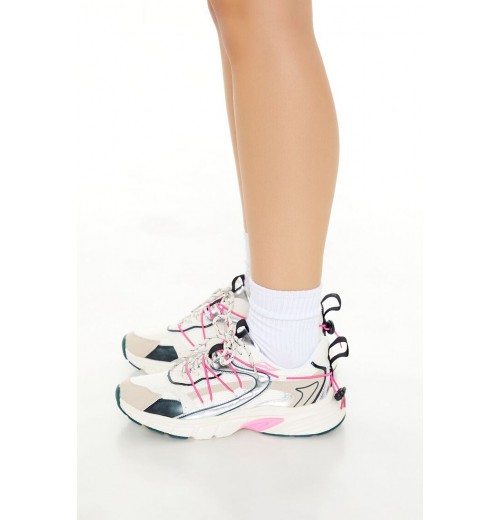 Drawstring Lace-Up Low-Top Sneakers Drawstring Lace-Up Low-Top Sneakers