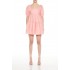 Puff-Sleeve Babydoll Mini Dress