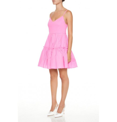 Pleated Flounce Cami Mini Dress Pleated Flounce Cami Mini Dress