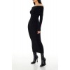 Off-the-Shoulder Midi Sweater Dress Off-the-Shoulder Midi Sweater Dress
