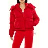 Hooded Drawstring Puffer Jacket Hooded Drawstring Puffer Jacket