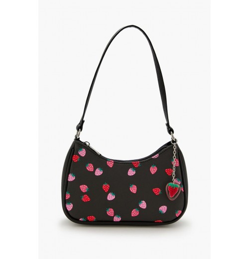 Strawberry Print Shoulder Bag Strawberry Print Shoulder Bag