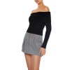 Ribbed Off-the-Shoulder Sweater Ribbed Off-the-Shoulder Sweater
