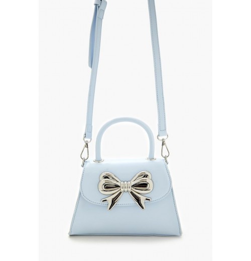 Faux Leather Bow Crossbody Bag Faux Leather Bow Crossbody Bag