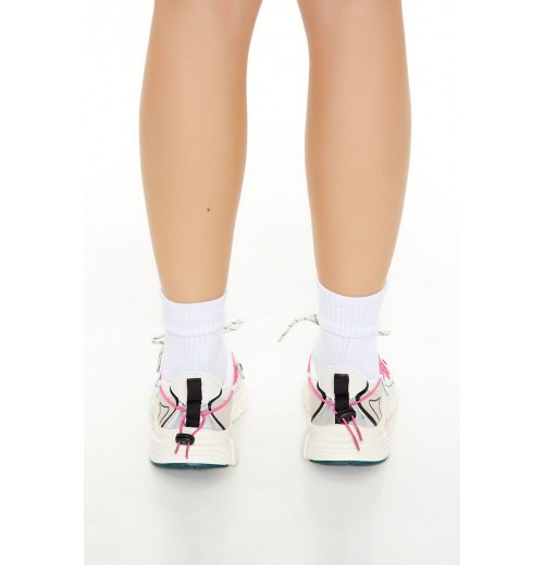 Drawstring Lace-Up Low-Top Sneakers Drawstring Lace-Up Low-Top Sneakers