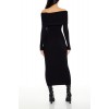Off-the-Shoulder Midi Sweater Dress Off-the-Shoulder Midi Sweater Dress