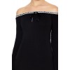 Ribbon-Trim Bodycon Mini Dress Ribbon-Trim Bodycon Mini Dress